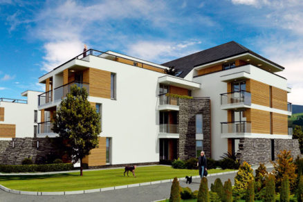 Prvý apartmánový dom v Zuberci