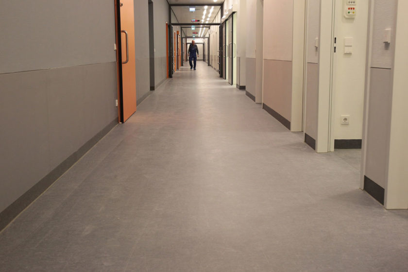 realizacia podlah v univerzitnej klinike v ulme