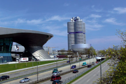 Strecha vznášajúca sa nad Mníchovom