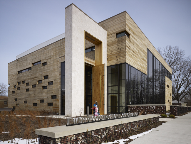 synagoga v evanstone s certifikatom leed platinum