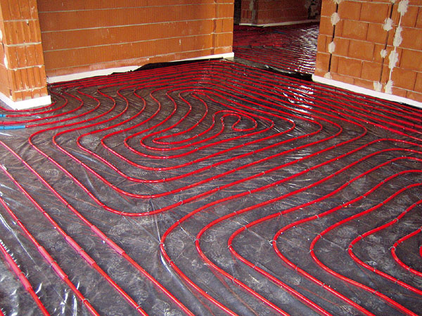 Teplovodné podlahové vykurovanie