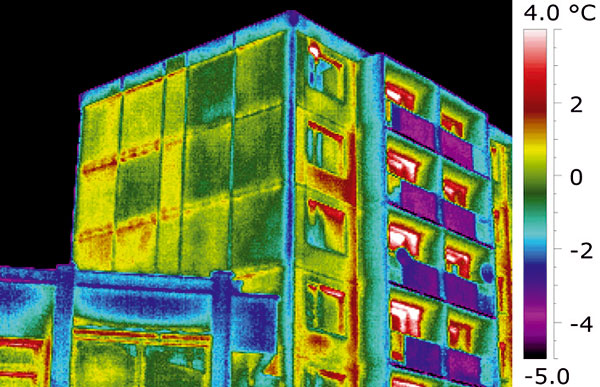 Termografia na odhaľovanie tepelných mostov
