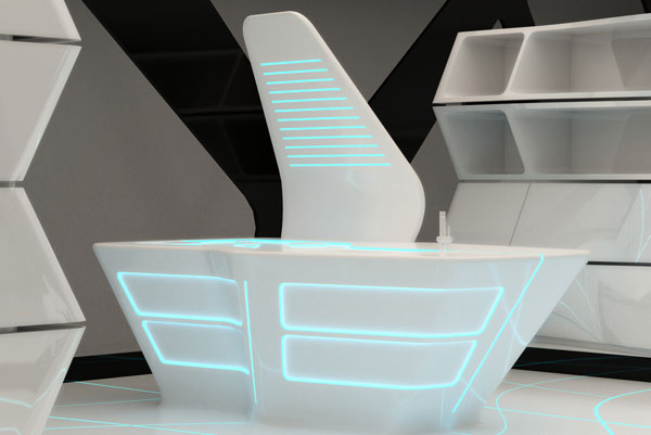 Výstava TRON designs CORIAN® v Miláne