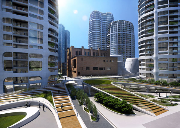Zaha Hadid vyhrala medzinárodnú architektonickú súťaž pre developerský projekt Čulenova