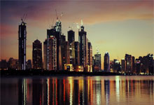 Panoráma mesta Dubaj